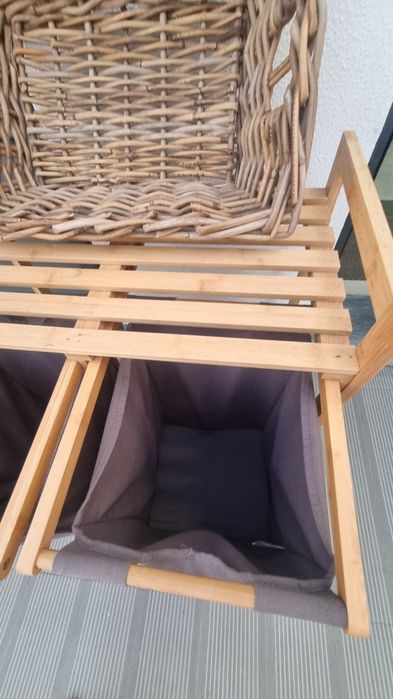Organizador de casa de banho em bambu