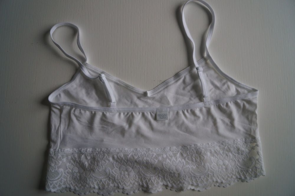 Sloggi Romance Bralette Biustonosz Biały TOP 40 L