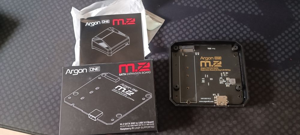 Expansão Argon One M.2, USB 3.0 para M.2 SATA SSD para Raspberry Pi 4
