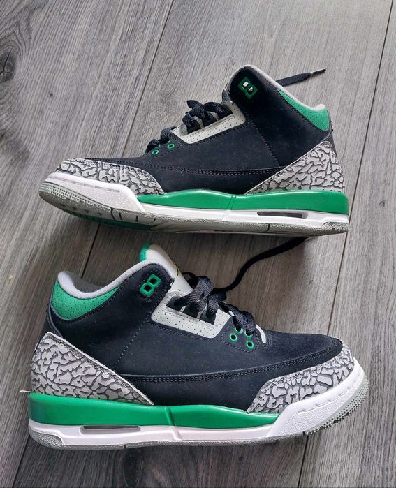 Air jordan retro 3 pine green gs