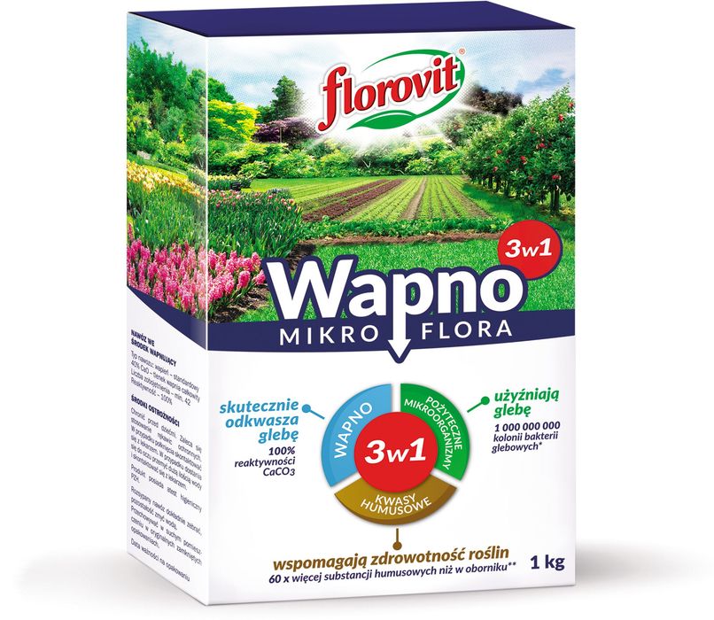 Wapno granulowane mikroflora karton 1 kg FLOROVIT