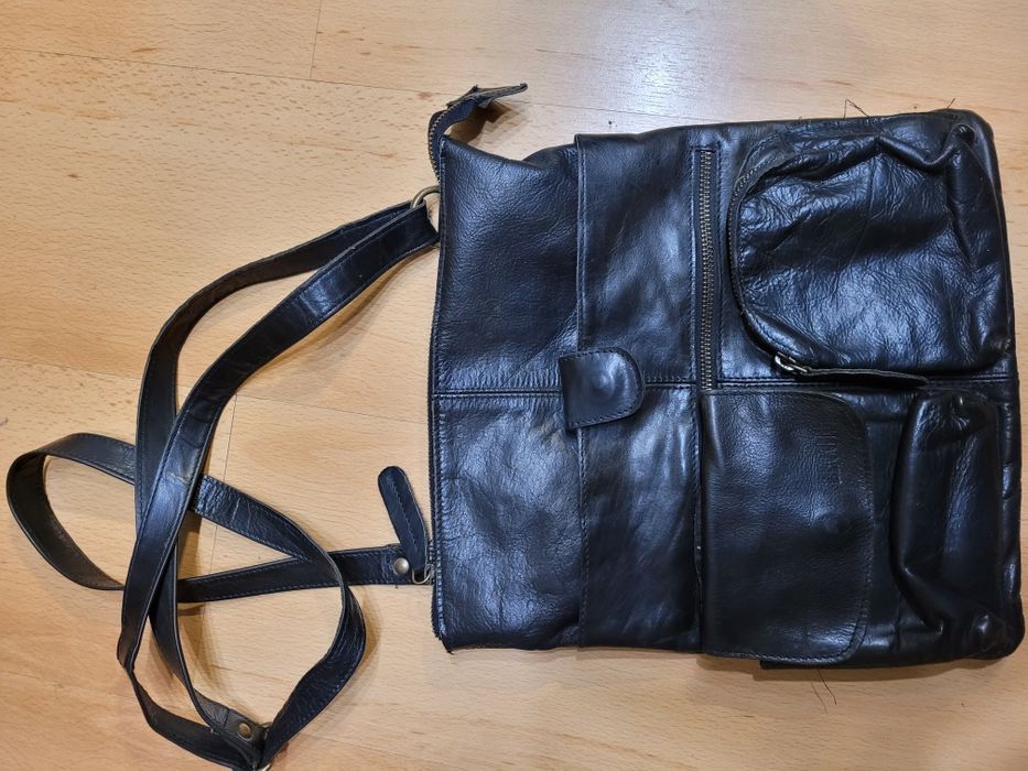 Torebka skórzana listonoszka