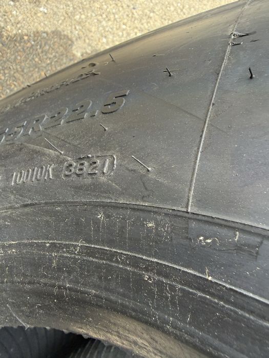 385/55R22.5 Bridgestone Ecopia - 2 szt bez napraw