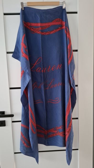 Ralph Lauren. Duża chusta. Jedwab