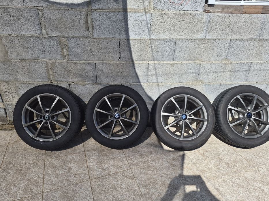 Jantes TSW 15"... 4 x100 com penus novos 185x55x15