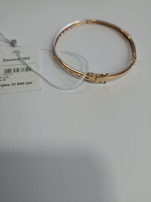 Золотий браслет 585 проби, вага 8.16 грам, розмір 19.