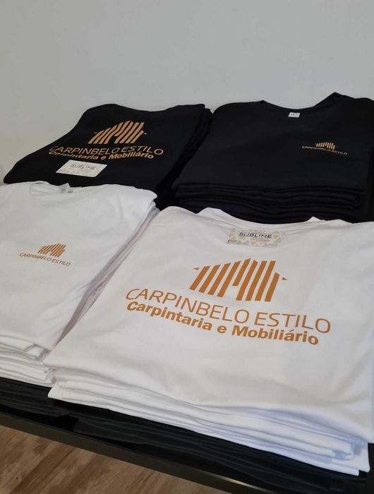 T-shirts personalizadas com logotipo