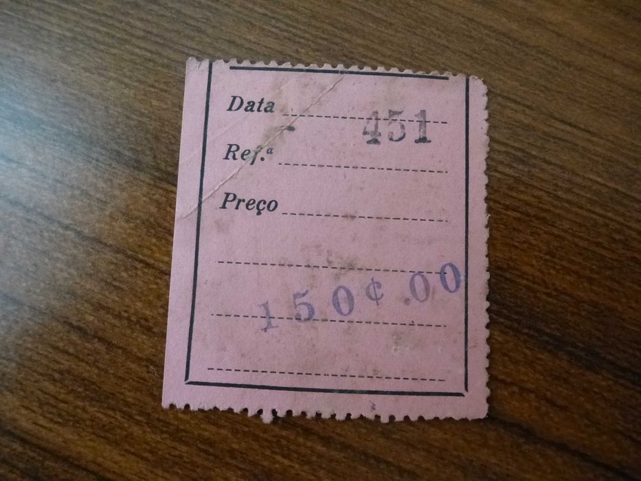 Bilhetes de transportes públicos antigos