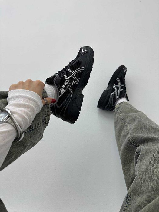 ‼️НОВІ Кросівки ASICS Gel-1130 Black Silver