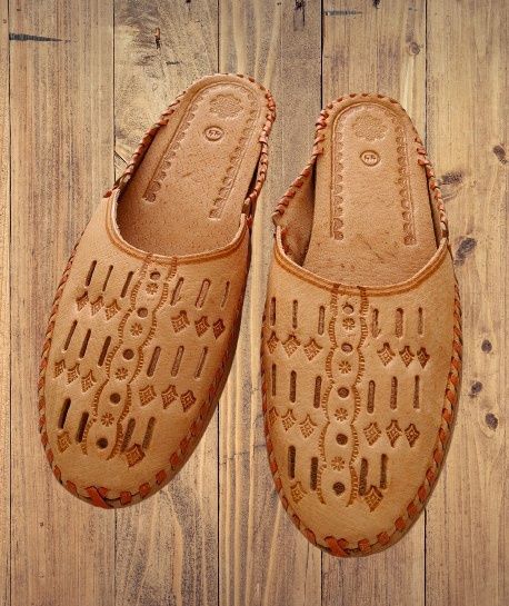 Góralskie Kapcie męskie skórzane rozmiar 44