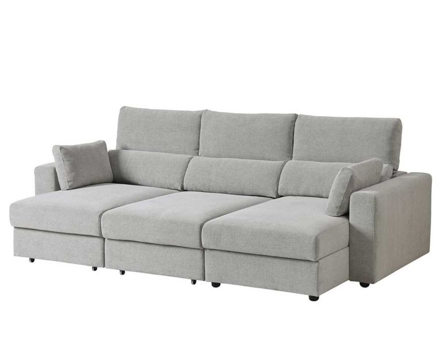 Sofá 3 lugares chaise longue ESKILSTUNA