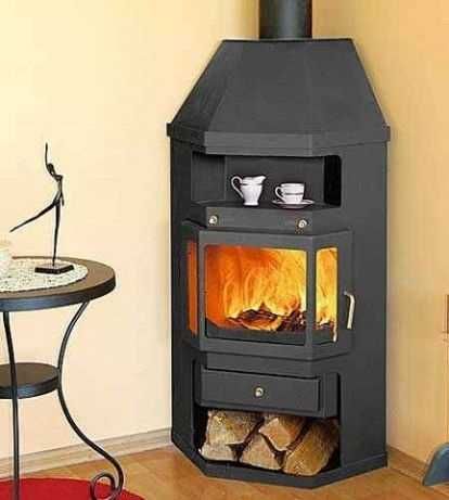 Piec kominek wolnostojący narożny Panama A  9kW ECO DESIGN READY