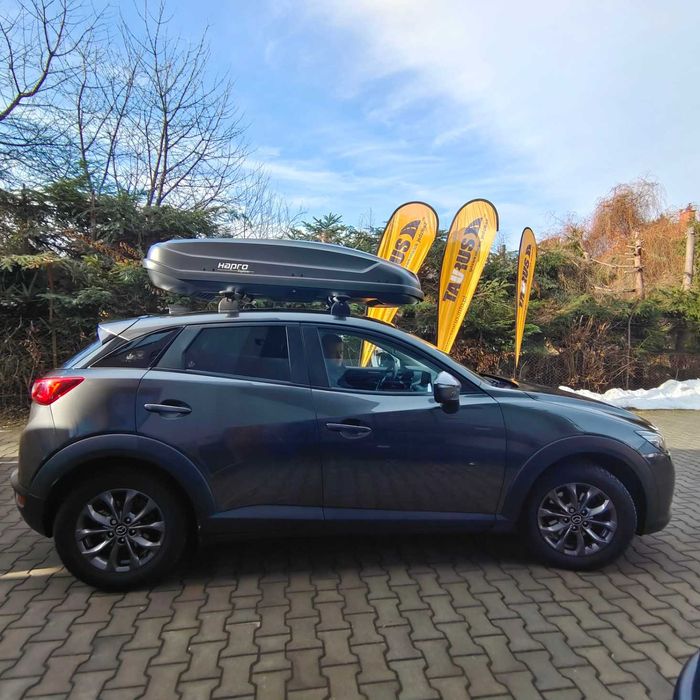 Hapro Explorer 400 Box dachowy czarny matowy 420 l 5 lat gwarancji