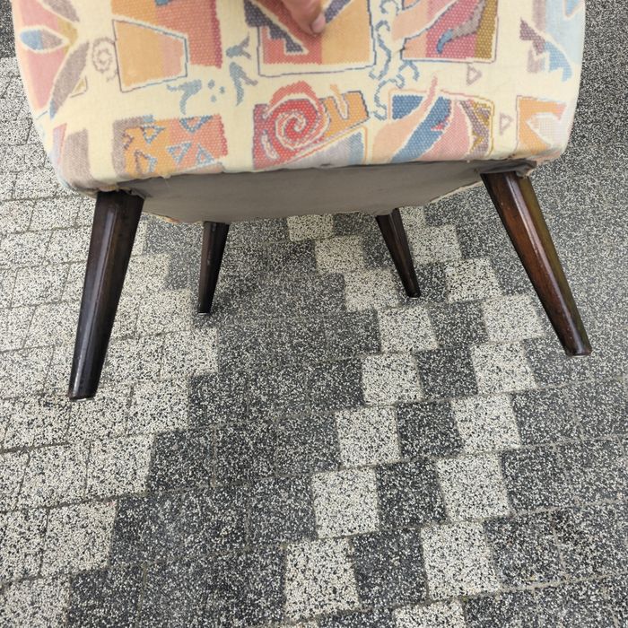 Fotel uszak art deco