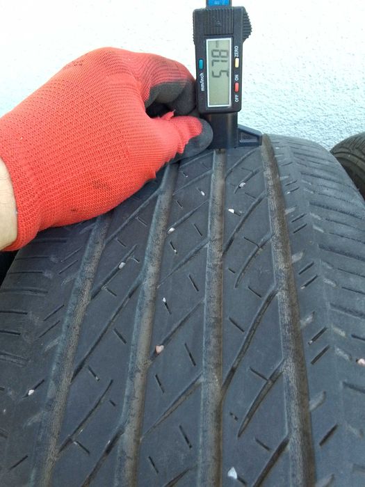 4 opony letnie Bridgestone 215/55R18, bieżnik 5,5mm.