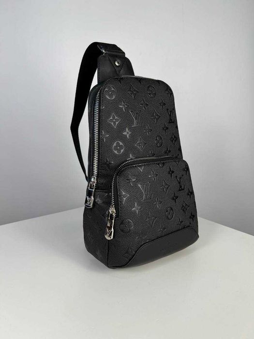 Сумка-слінг чоловіча Louis Vuitton через плече Луї Вітон