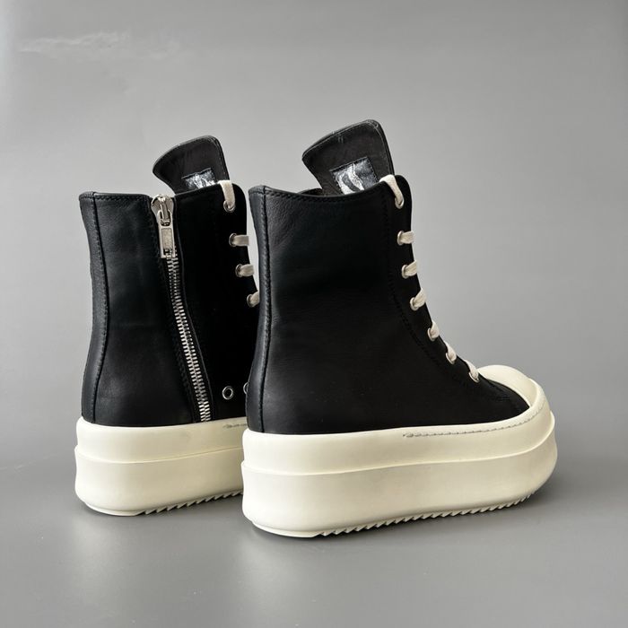 Rick Owens Mega Bumper Ramones High Leather DRKSHDW/Преміум якість!