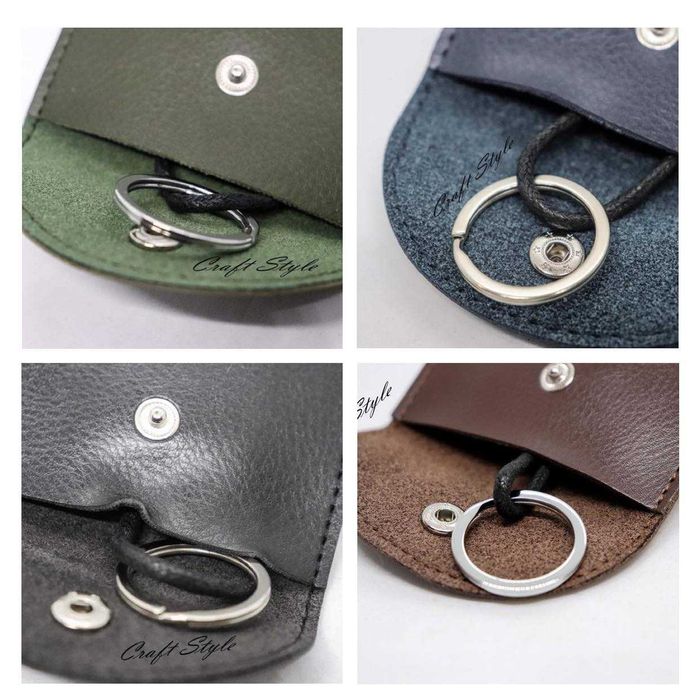 Chaveiro em Couro Clássico/Vintage (4 Cores) Nº2| NOVOS