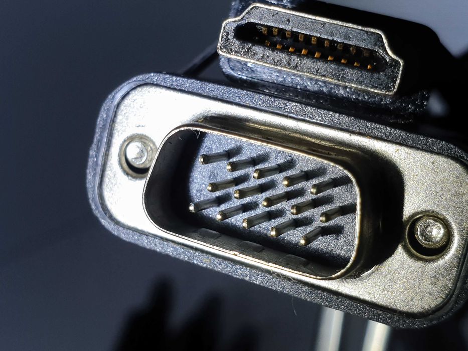 адаптер кабель HDMI to VGA Dell MF0V6 DAUBNBC084  1.8м