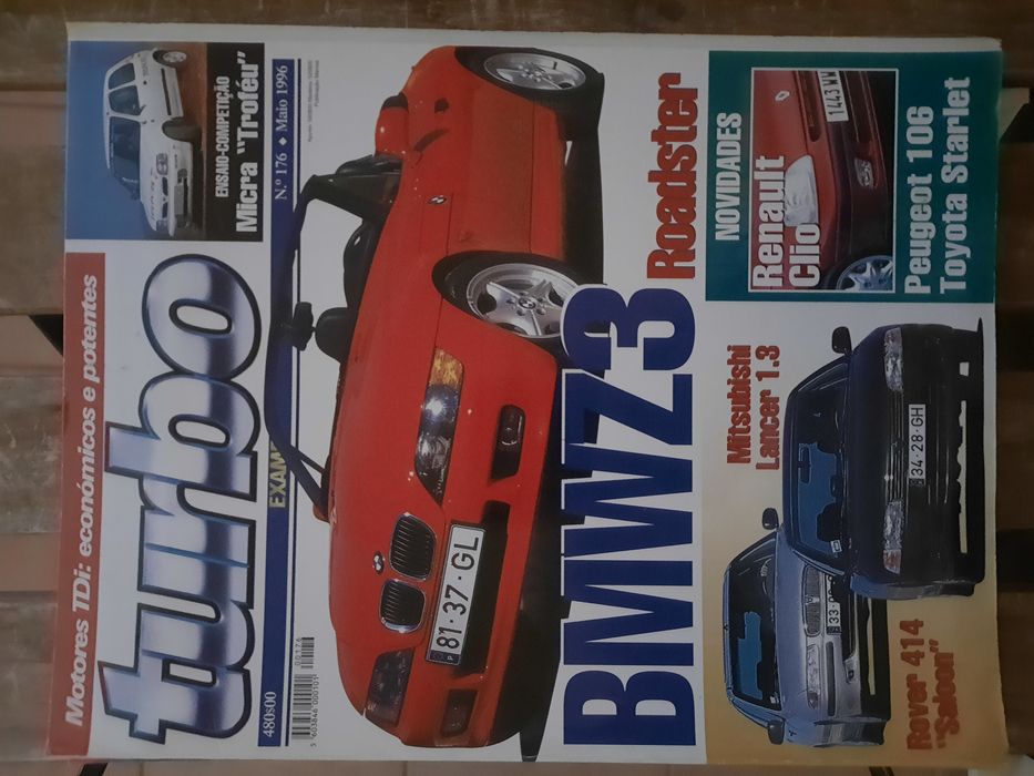 Revistas antigas "turbo" - lote ou unidade