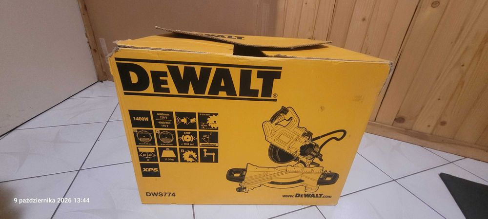 Pilarka ukosowa ukośnica DeWALT DWS774 1400W 216mm | Stan Bardzo Dobry!