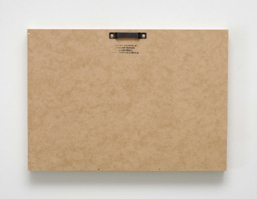 Ramka na rysunki dziecka A4 prace 3D Obrazki zdjęcia ŻÓŁTA