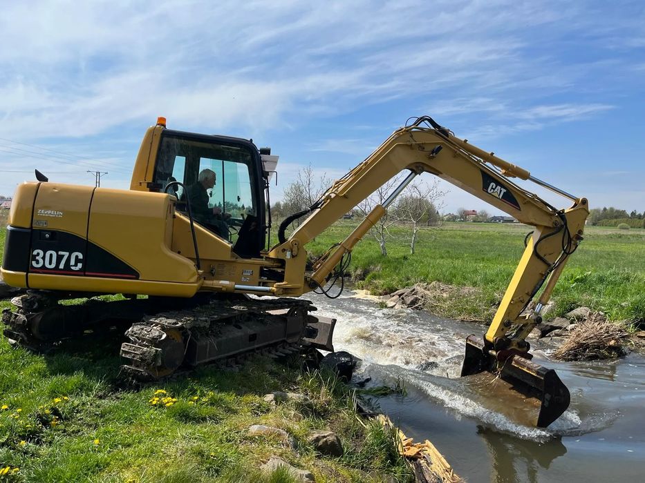 Caterpillar 307C  Caterpillar 307C 4 łyżki + szybkozłącze