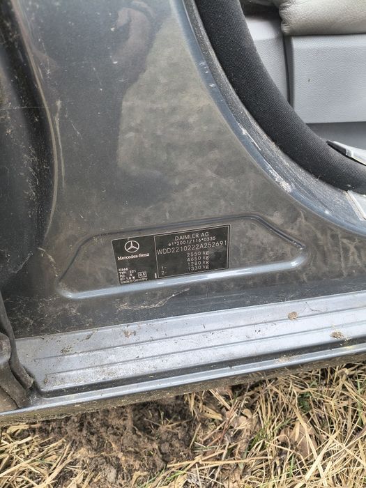 Karoseria Mercedes  S-class W221 C368 Szara Maska Zderzak Błotnik Wysy