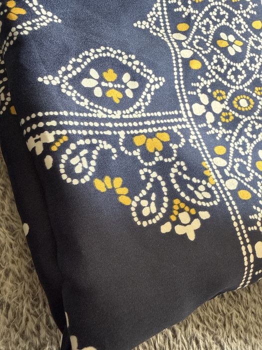 Pareo Chusta 124cm x 124cm granat satynowa