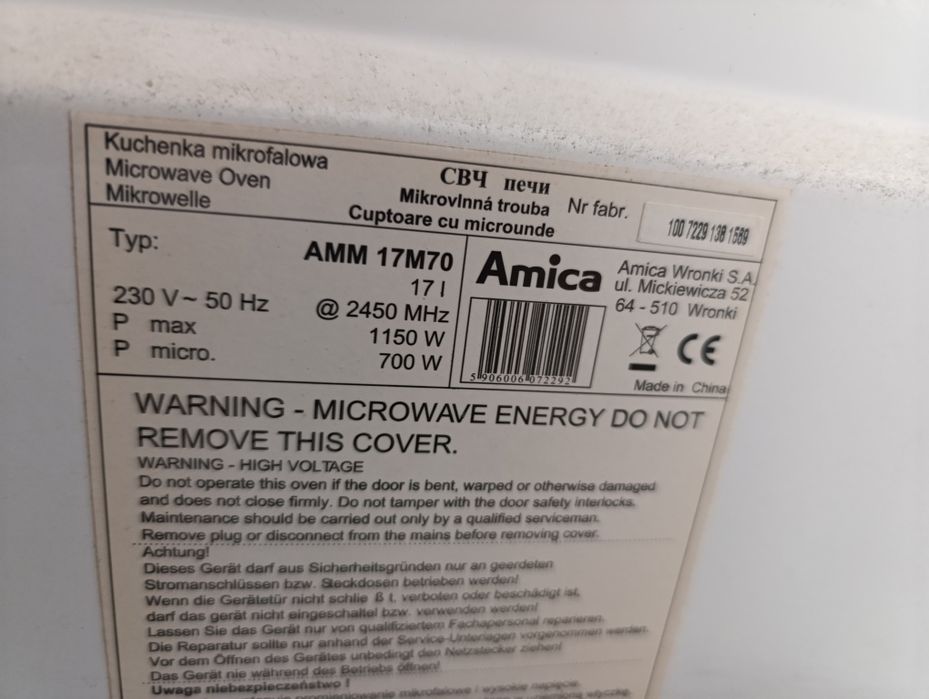 Kuchenka mikrofalowa Amica tanio