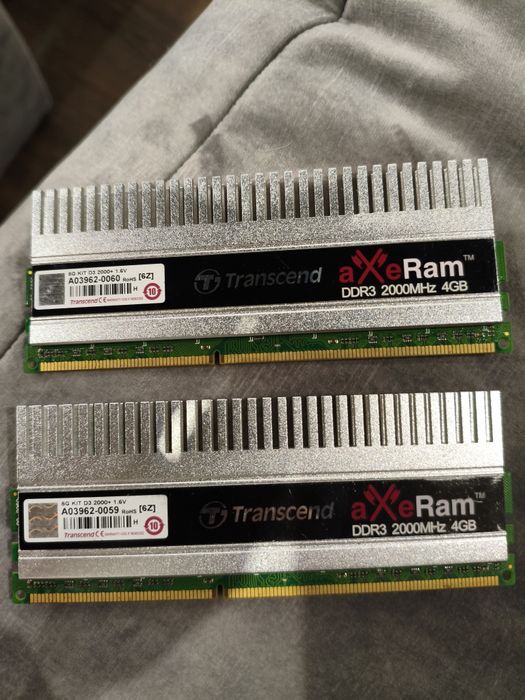 Модуль пам'яті Transcend DDR3 4Gb 2000Mhz