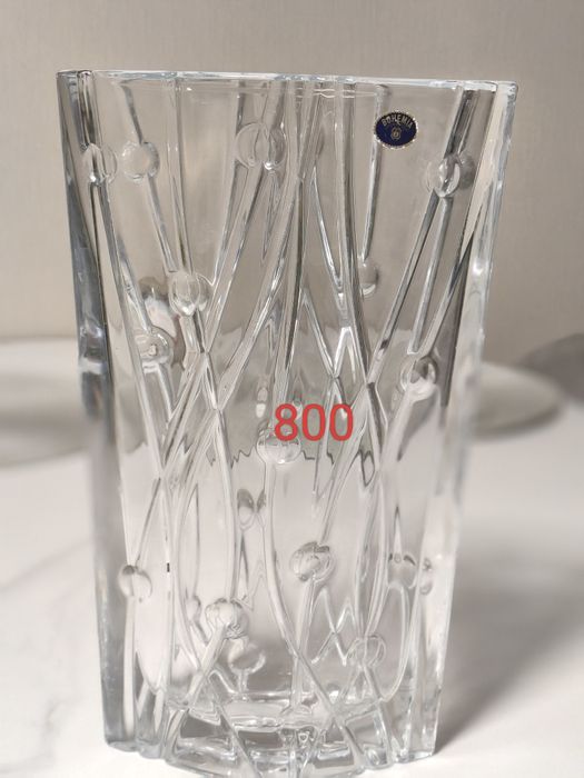 Вази в асортименті: богемія фарфор хрусталь