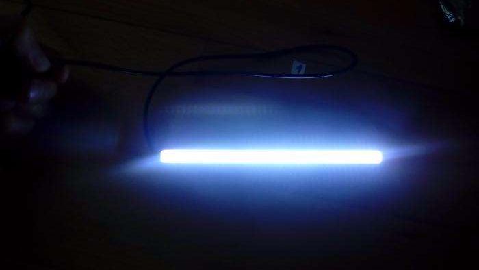 Faixa Leds Auto luz diurna