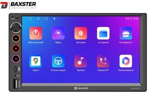 Магнітола 2-DIN Baxter Android 10 2/32