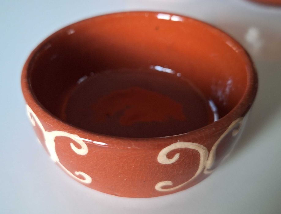 Taças para arroz doce tradicionais em barro