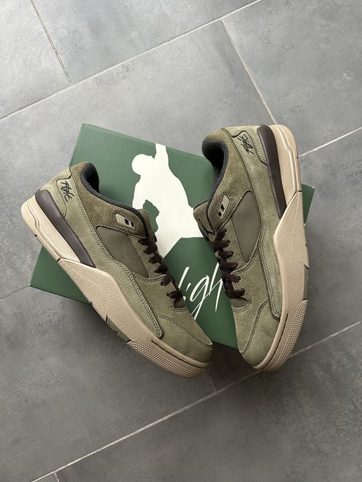 Оригінальні чоловічі кросівки Nike Air Jordan Flight Court Olive Khaki