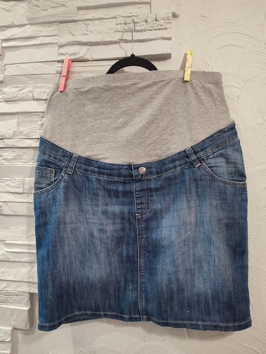 Spódnica jeansowa ciążowa roz Xl
