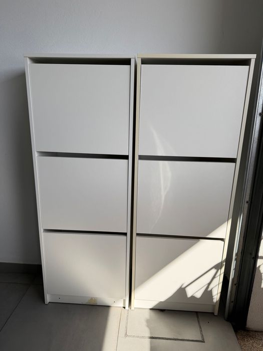 Sapateiras brancas IKEA