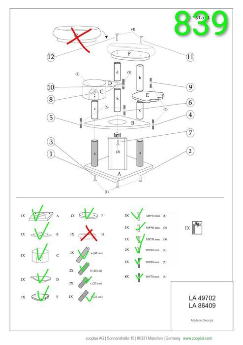 Jaskinia Niedźwiadka Drapak Dla Kota Jasnoszary 108X74X116Cm Duży