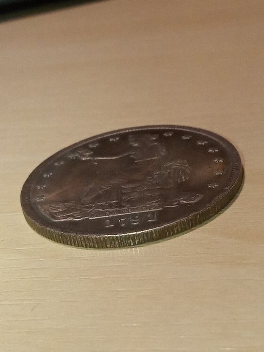 Монета 1 доллар США 1791 год