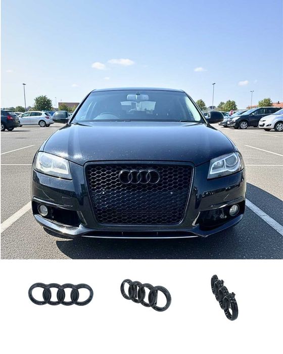 Suporte De Símbolo + Emblema Audi