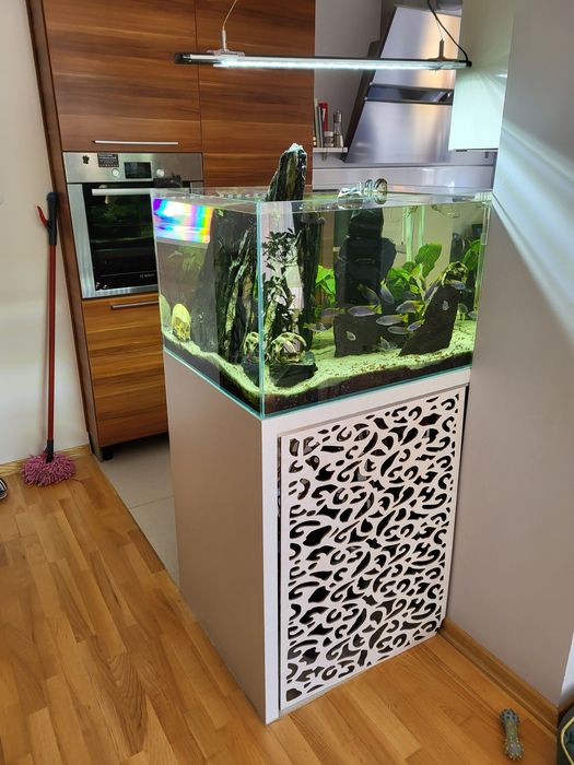 Akwarium otwarte OptiWhite 200l  60x75x45 Malawi pyszczaki Acei