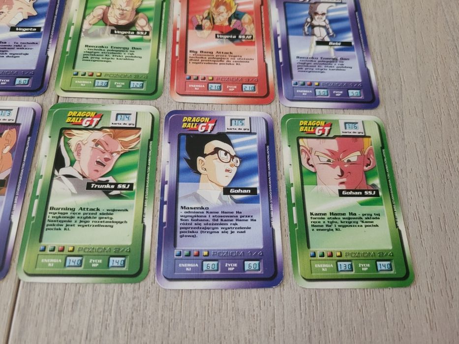 Karty Dragon Ball Chio - 16/16 GT do gry