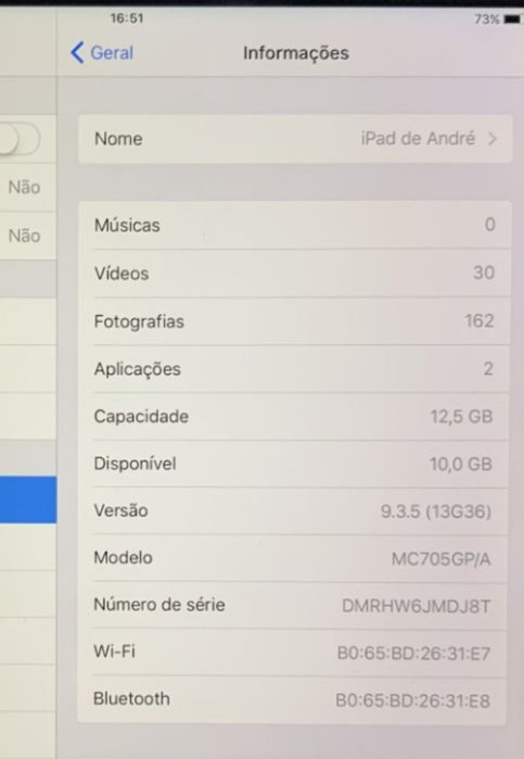 Ipad Ar 2 IOS 16GB para crianças