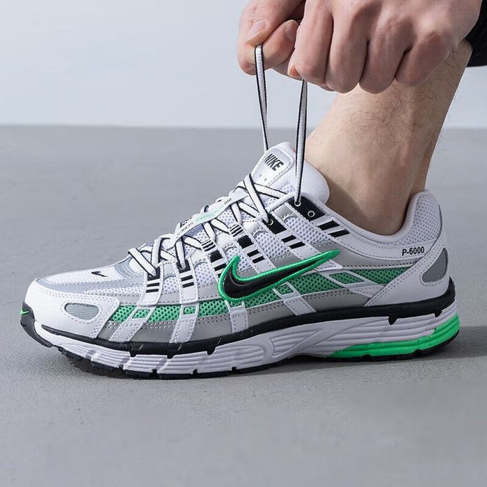 Кросівки Nike P6000 White Green Взуття Найк Кроссовки Топ Постачальник