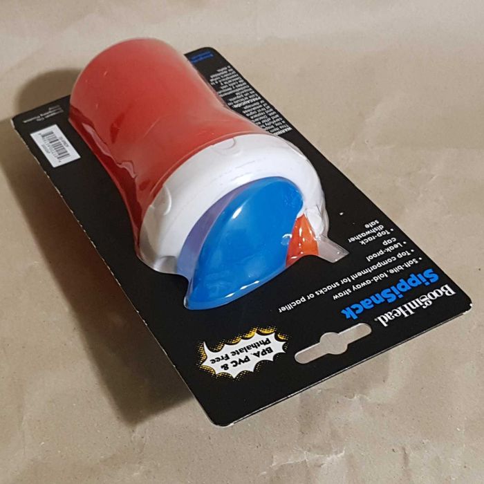 Поильник с трубочкой снечницей 2-в-1 Boogin Head Munchkin Chicco Avent