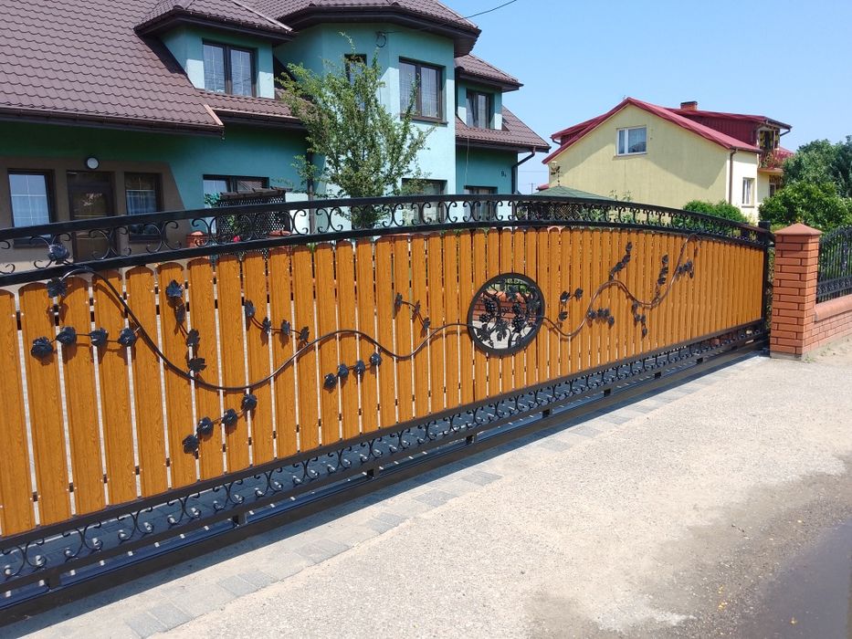 Ogrodzenia nowoczesne panelowe kute bramy balustrady automatyka