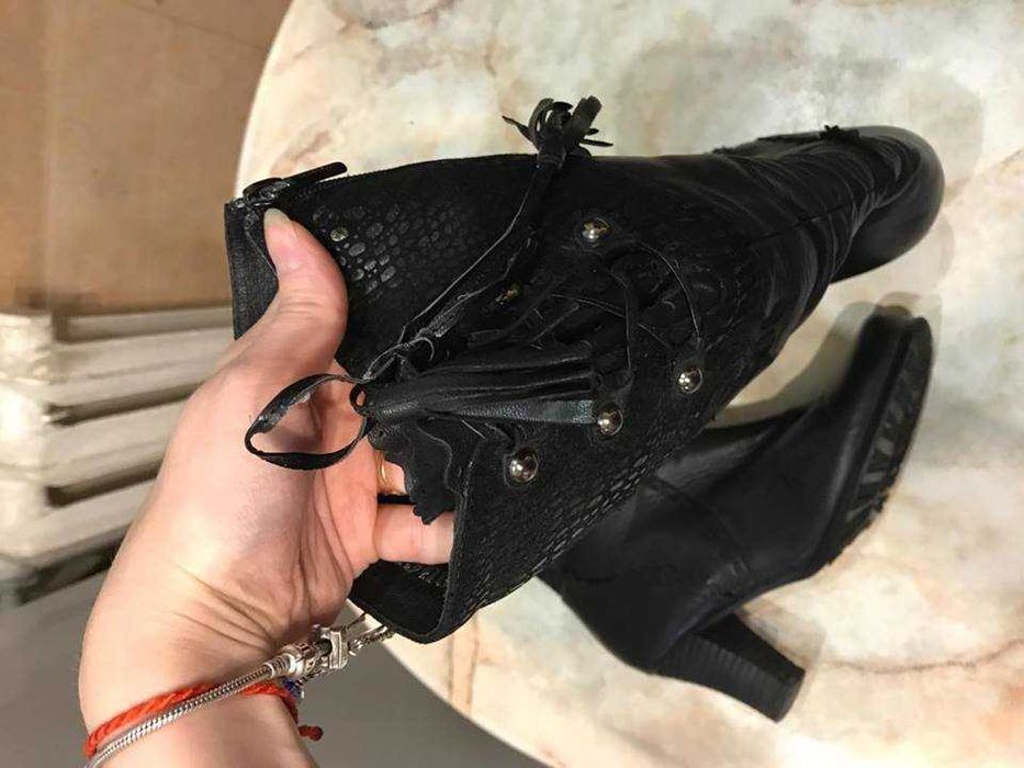 Сапоги- полусапожки женские зимние фирмы Fancy размер 39