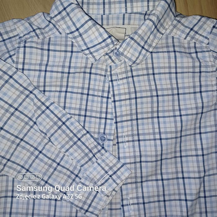 H&M Koszula W Kratkę,  Rozmiar 80, Idealna