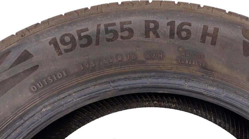 4x 195/55 R16 Continental EC 6 opony letnie komplet / montaż kurier